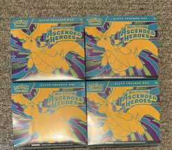 Lot Of 4 Pokemon Ascended Heroes ETBs ✅Sealed ✅In Hand - Image 1