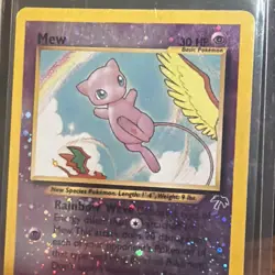 Mew 1/18 Pokemon Southern Islands Reverse Holo Rare - Image 2