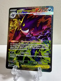 Mega Gengar EX 284/217 SIR Special Illustration Rare Ascended Heroes Mint - Image 1
