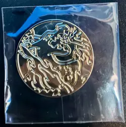 Charizard UPC Gold Metal Coin, Sleeves, Dice, & Condition Markers Pokemon NEW - Image 3
