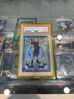 One Piece Card Sanji PSA10 SEC-SP OP06-119 Manga Alternative Art - Image 1