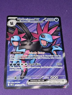Hydreigon EX 161/086 Card Black Bolt Full Art Pokemon TCG - Near MINT Pack Fresh - Image 1