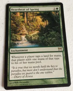 Heartbeat of Spring - Light Play - Magic The Gathering Card - Image 1