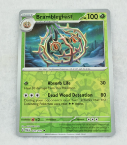 Pokemon Card Brambleghast 024/193 Paldea Evolved NM Reverse Holo Uncommon - Image 1