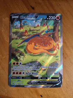 Charizard V SWSH260 Alternate Art Full Art Holo Promo Pokemon Card - Image 1