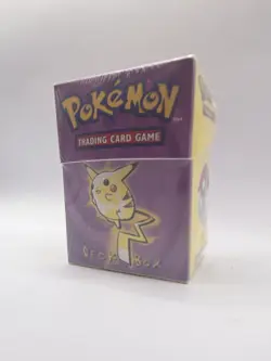 Pikachu Deck Box POKEMON TCG WOTC ULTRA PRO 1999 Mewtwo Factory Sealed - Image 1