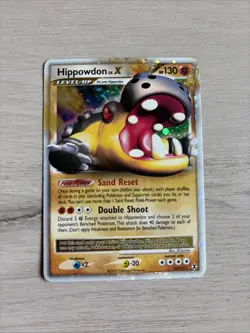 Hippowdon Lv.X 107/111 Holo Rare Rising Rivals 2009 MP - Pokemon TCG - Image 1