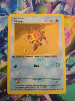 Pokemon TCG Staryu and Starmie Base Set Shadowless 1st Edition Bundle - Image 4