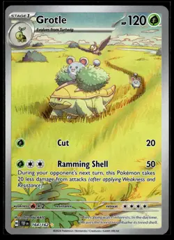 Grotle 164/162 Illustration Rare Temporal Forces Pokemon Holo NM - Image 1