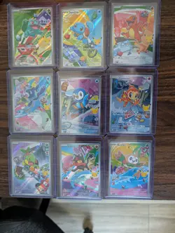 2026 Pokemon Promo 30th Anniversary First Partners Complete Set (9) - Image 1