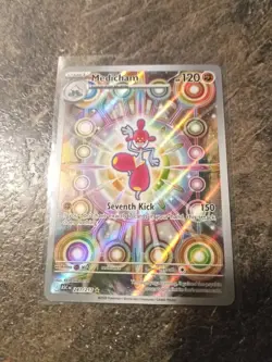 Pokemon TCG Medicham Rare Full Art Holo ASC EN 241/217 120 HP Fighting Type - Image 1
