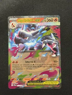 Pokemon Phantasmal Flames - Mega Charizard X Ex - 013/094 - Full Art - M/NM - Image 2