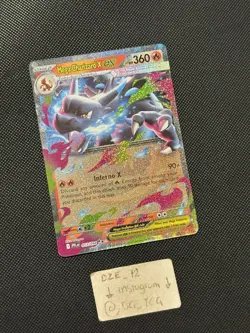 Pokemon Phantasmal Flames - Mega Charizard X Ex - 013/094 - Full Art - M/NM - Image 3