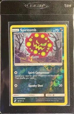 Spiritomb Reverse Holo Uncommon 89/181 Pokemon TCG Sun & Moon Team Up NM - Image 3