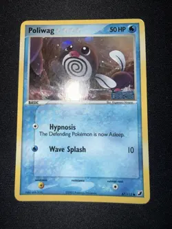 Poliwag 67/115 Common Unseen Forces Pokemon Reverse Holo Moderately Played - Image 2