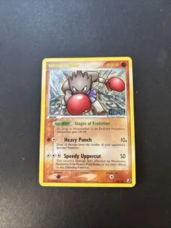 Hitmonchan 24/115 Unseen Forces Reverse Holo Pokemon TCG MP - Image 1