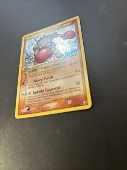 Hitmonchan 24/115 Unseen Forces Reverse Holo Pokemon TCG MP - Image 3