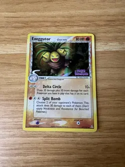 Pokemon TCG Exeggutor Delta Species Reverse Holo EX Holon Phantoms 41/110 - Image 2