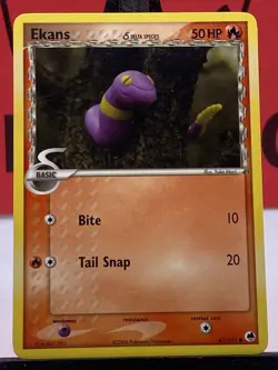 Ekans 47/101 2006 EX Dragon Frontiers Common Pokemon Trading Card LP - Image 3