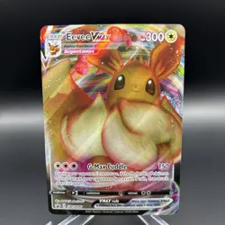Pokemon 2021 SWSH Black Star Promo 087 Full Art Eevee VMAX Shining Fates - Image 1