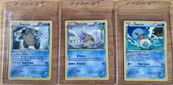 Pokemon Lot BOUNDARIES CROSSED Squirtle 29/149 Wartortle 30/149 Blastoise 31/149 - Image 1