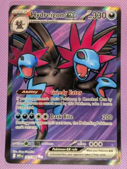 Hydreigon ex 161/086 Sv: White Flare Holo Pokemon TCG (NM) - Image 1