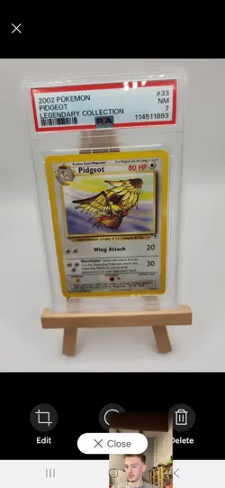 Pidgeot 2002 pokemon 33/110 psa 7 - Image 2