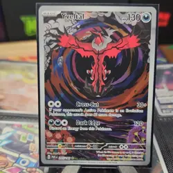 Pokemon TCG SV04 Paradox Rift Yveltal 205/182 Illustration Rare Holo HP130 - Image 1