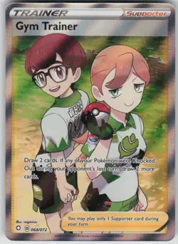 Pokemon TCG Gym Trainer (Full Art) Ultra Rare Shining Fates 068/072 - Image 1