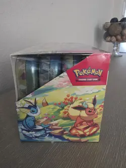 Pokemon Prismatic Evolutions Mini Tin Display Box (8 Mini Tins) - Factory Sealed - Image 5