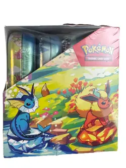 Pokemon Prismatic Evolutions Mini Tin Display Box (8 Mini Tins) - FACTORY SEALED - Image 4