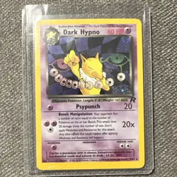 Pokemon Dark Hypno Team Rocket 9/82 Holo 2000 - Image 1