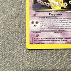 Pokemon Dark Hypno Team Rocket 9/82 Holo 2000 - Image 3