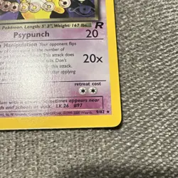 Pokemon Dark Hypno Team Rocket 9/82 Holo 2000 - Image 4
