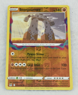 Pokemon Card Stonjourner 111/196 Lost Origin Reverse Holo Rare - Image 1