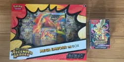 Pokemon TCG: Ascended Heroes Factory Sealed Booster Bundle & Mega Emboar Box Lot - Image 1