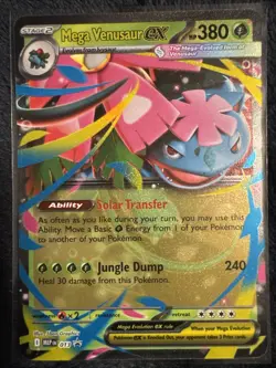 2025 Pokemon MEP Black Star Promos Mega Venusaur ex #013 - Image 1