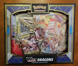 Pokemon TCG: VMAX Dragons Premium Collection Box 2022 Brand New Sealed - Image 2