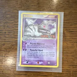 Pokemon Company Dusclops 7/107 Deoxys Stamped Reverse Holo Pokemon TCG Eng 2005 - Image 1