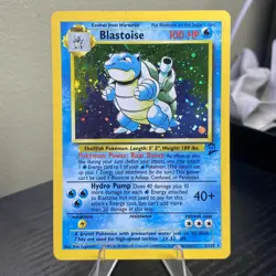 Pokemon TCG Blastoise Base Set 2 #2 Holo Unlimited Holo Rare - Image 1