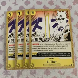 El Thor Playset - OP05-114 x4 - Awakening of the New Era - One Piece TCG - Image 1