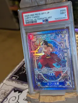 2025 One Piece OP11 JP Luffy-Tarou Special Alternate Art ST18-005 PSA 9 Mint... - Image 1