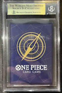 BGS 9.5 MONKEY D. LUFFY OP03 WANTED ALT ART ENGLISH ONE PIECE TCG 2023 ST01-012 - Image 2