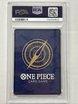 2022 One Piece OP01 Pre-Errata #047 Trafalgar Law Alternate Art PSA 10 - Image 2