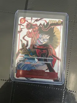 Monkey.D.Luffy - ST01-012 (3rd Anniversary Winner) ST01-012 One Piece Promotion - Image 1