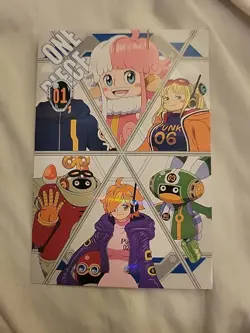 6 Satellites Holo Japanese One Piece Anime Ensky Egghead Bromide Large Card - Image 1