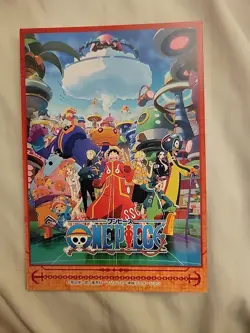 6 Satellites Holo Japanese One Piece Anime Ensky Egghead Bromide Large Card - Image 3