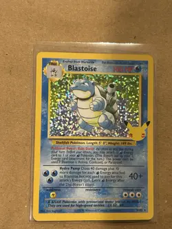 Pokemon TCG Blastoise 2/102 Celebrations Holo Card 25th Anniversary NM - Image 4