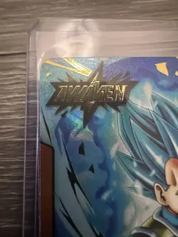 Bandai Dragon Ball Super Card Game Vegeta FB02-105 Leader Awaken Holo 20k/15k - Image 4