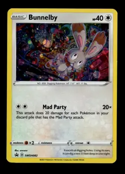 Bunnelby - Promo SWSH: Sword & Shield Promo Cards SWSH082 - NM - Image 1